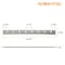 Powertec 12-1/2 Inch Planer Blades for DeWalt DW733 Planer, RPL Woodworking Planer Knives for DW7332, 4PK 12809DD - alternate 7